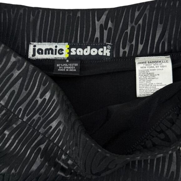 JAMIE SADOCK Textured Mini Skort Sz Small Black - Picture 2 of 4